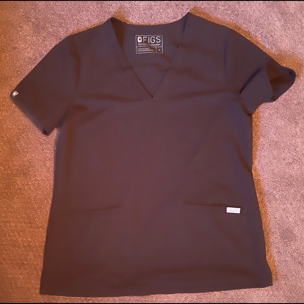 Figs Casma Three-Pocket Scrub Top (Small)